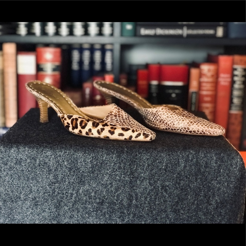 BCBG Pointed-toe Mule Pumps